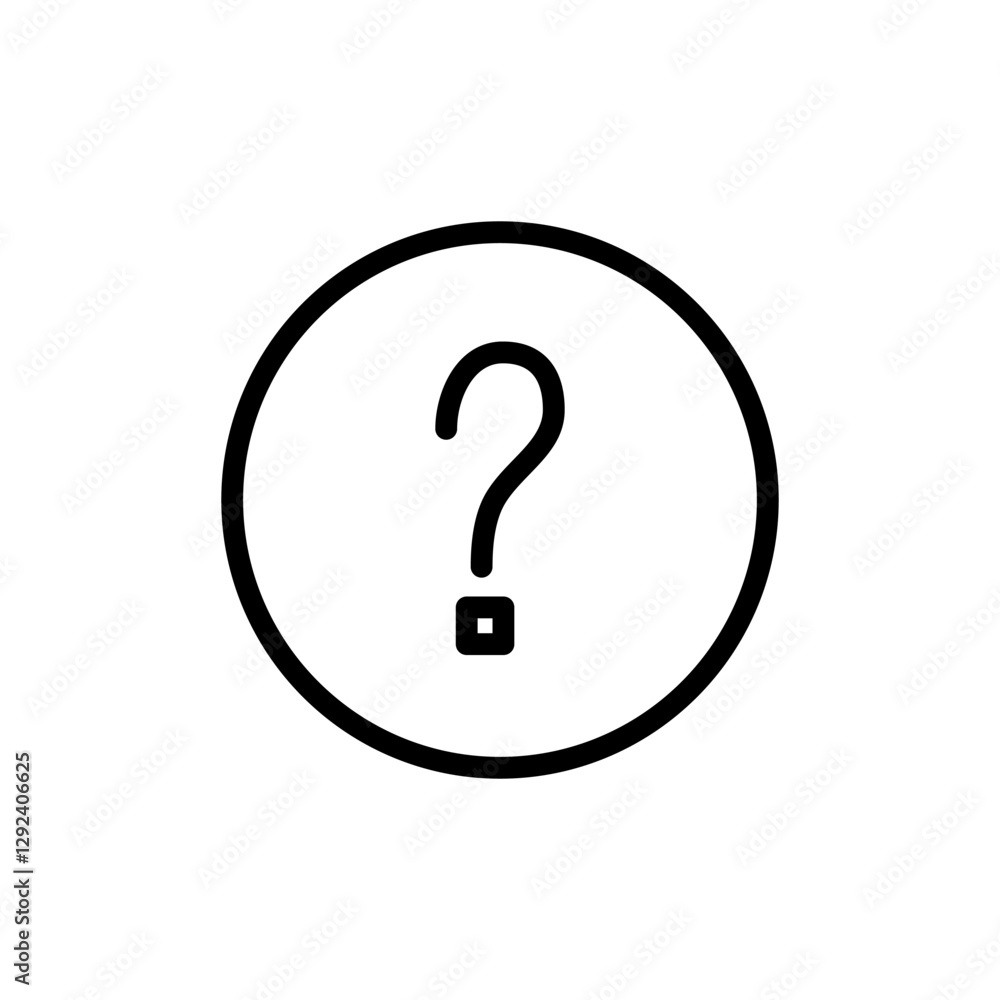 Question icon vector illustration. question mark sign and symbol Question icon vector illustration. question mark sign and symbol