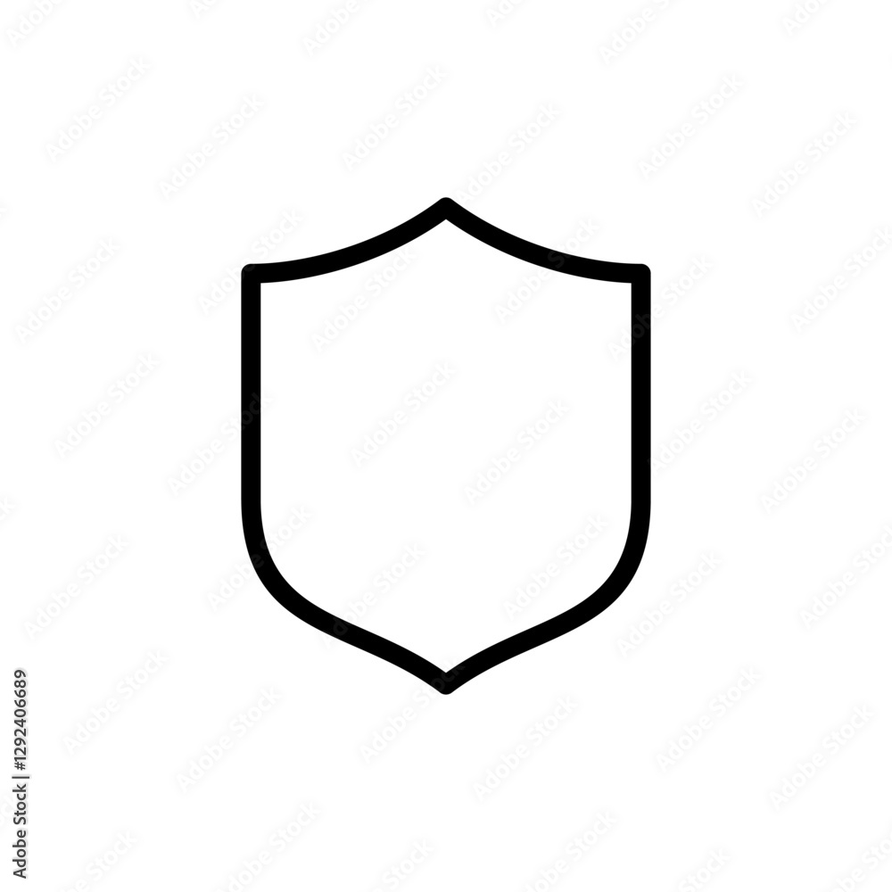 Shield icon vector illustration. Protection icon. Security sign and symbol Shield icon vector illustration. Protection icon. Security sign and symbol