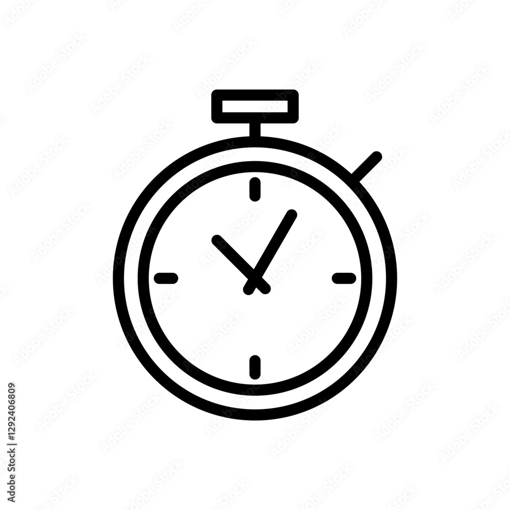 stopwatch icon vector illustration. Timer sign and symbol. Countdown icon. Period of time stopwatch icon vector illustration. Timer sign and symbol. Countdown icon. Period of time