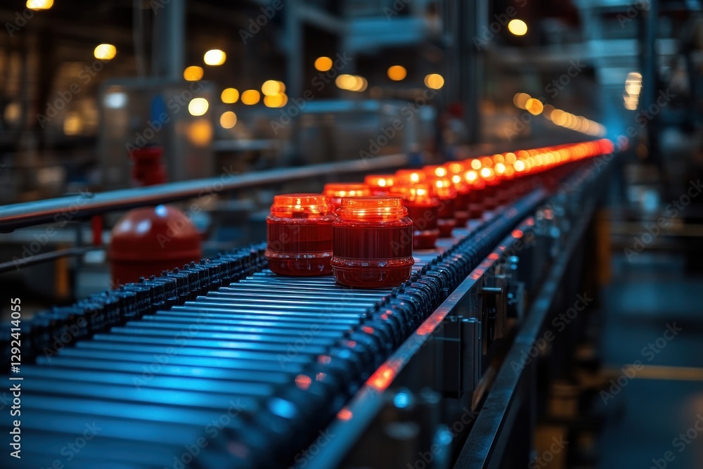 Naklejka premium Industrial Packaging Machine for Automated Box Sealing and Production in Modern Manufacturing