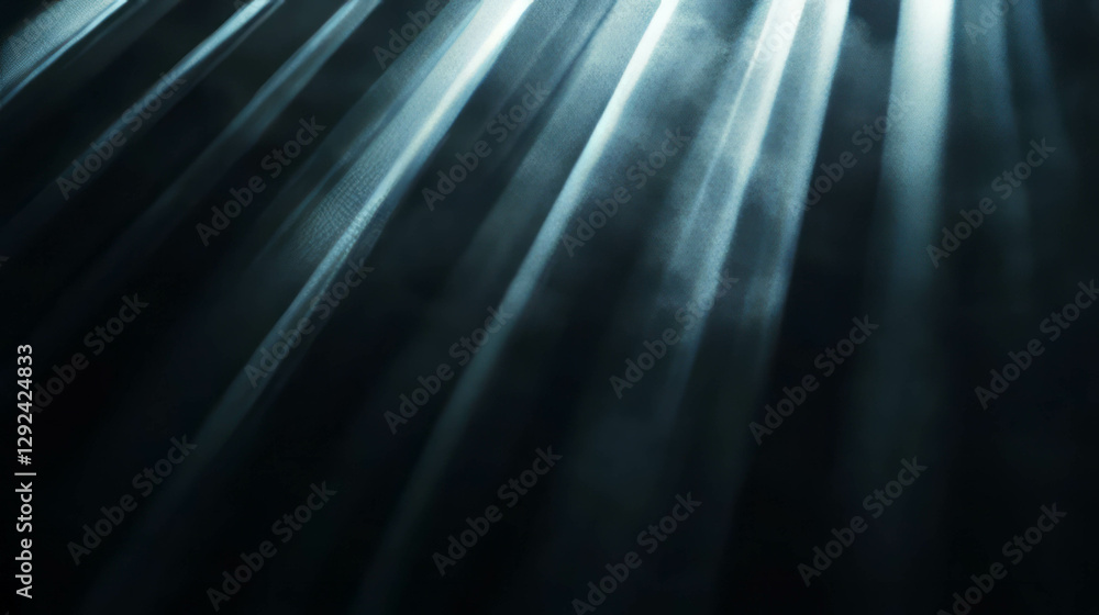 Soft morning sunlight and gentle glow creating tranquil atmosphere