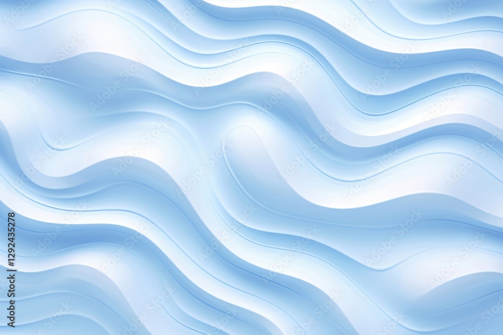 Abstract wavy pattern background in light blue and white colors. Modern fluid design with flowing lines. Minimalist wave texture for business presentation or web graphics Abstract wavy pattern background in light blue and white colors. Modern fluid design with flowing lines. Minimalist wave texture for business presentation or web graphics