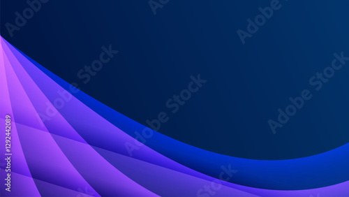 Wave Blue Minimal Modern Elegant Abstract Vector Background with dynamic effect for presenation and advertising