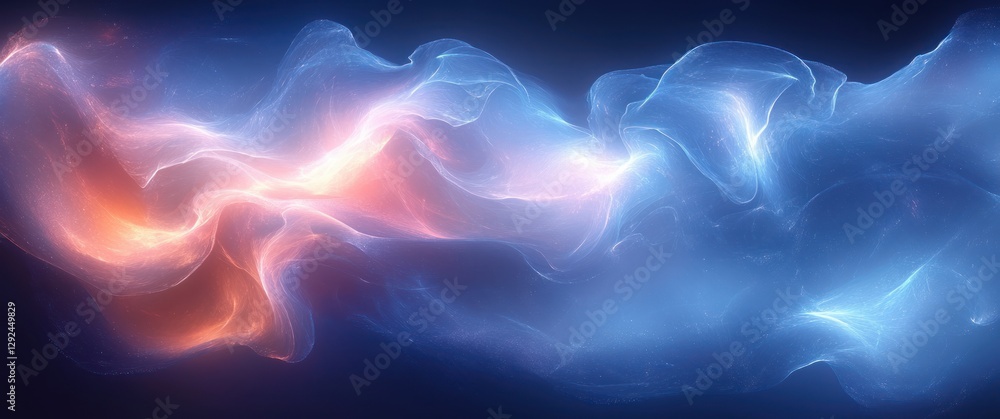 Futuristic Abstract Digital Art with Flowing Lines Geometric Shapes Soft Blue Glow for Wallpaper and Banner Design Futuristic Abstract Digital Art with Flowing Lines Geometric Shapes Soft Blue Glow for Wallpaper and Banner Design