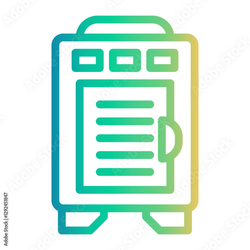 smoker Line Gradient Icon