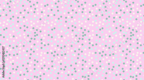 Round spotted pattern with abstract geometric circles. Ideal for seamless wallpapers, textile prints, or trendy backgrounds with a creative touch.