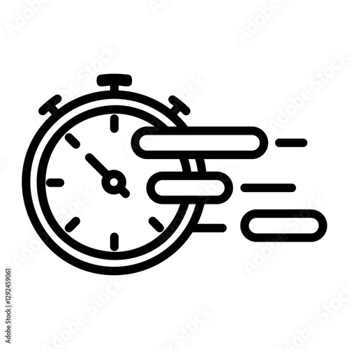 fast delivery Line Icon Free Download fast delivery Line Icon - GFXLoad