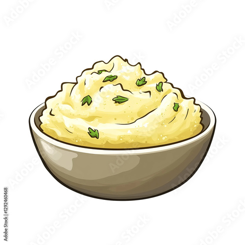  cartoon-style illustration of butter