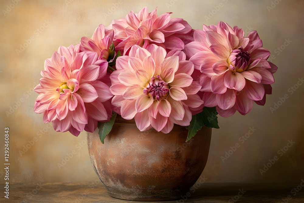 Realistic Botanical Arrangements with Vibrant Greenery and Flowers Isolated In Clean Background Realistic Botanical Arrangements with Vibrant Greenery and Flowers Isolated In Clean Background