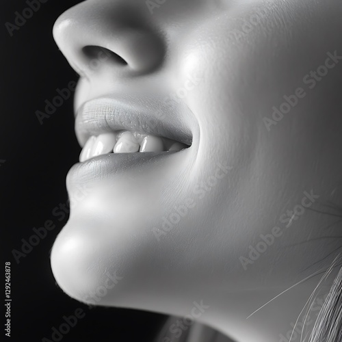 Wallpaper Mural A close-up of a child's joyful smile, radiating happiness and innocence. Torontodigital.ca