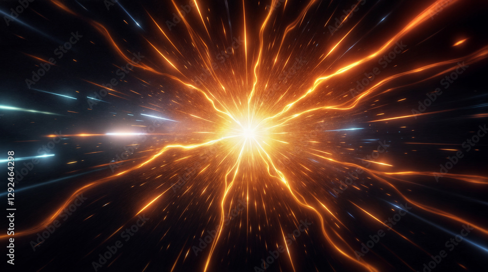 Fototapeta premium Light, energy, effects