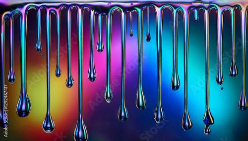 abstract colorful chrome background