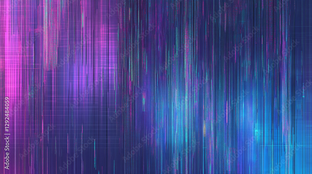 Swirling digital static with pixelated noise in blue and purple, featuring glitches and flickers, evokes a tech-savvy atmosphere Swirling digital static with pixelated noise in blue and purple, featuring glitches and flickers, evokes a tech-savvy atmosphere