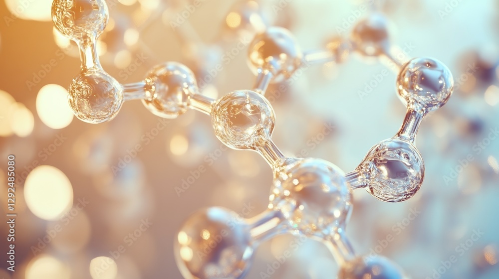 Metallic ultra-light material floating with visible molecular structure, showcasing advanced material innovation. Metallic ultra-light material floating with visible molecular structure, showcasing advanced material innovation.