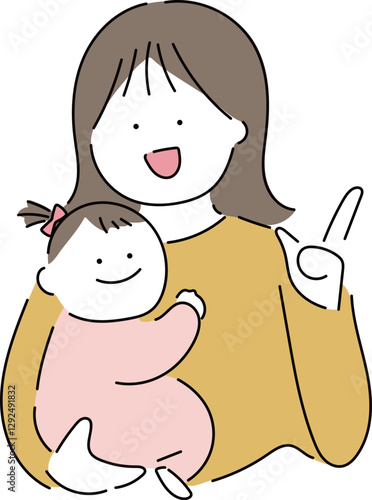 色々なお母さんと赤ちゃん「そんな時は」_ナチュラル