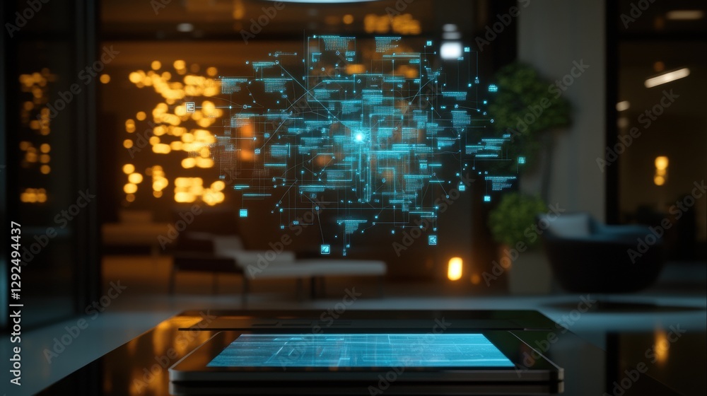 Innovative tech visualization modern office digital display indoor close-up data analysis Innovative tech visualization modern office digital display indoor close-up data analysis