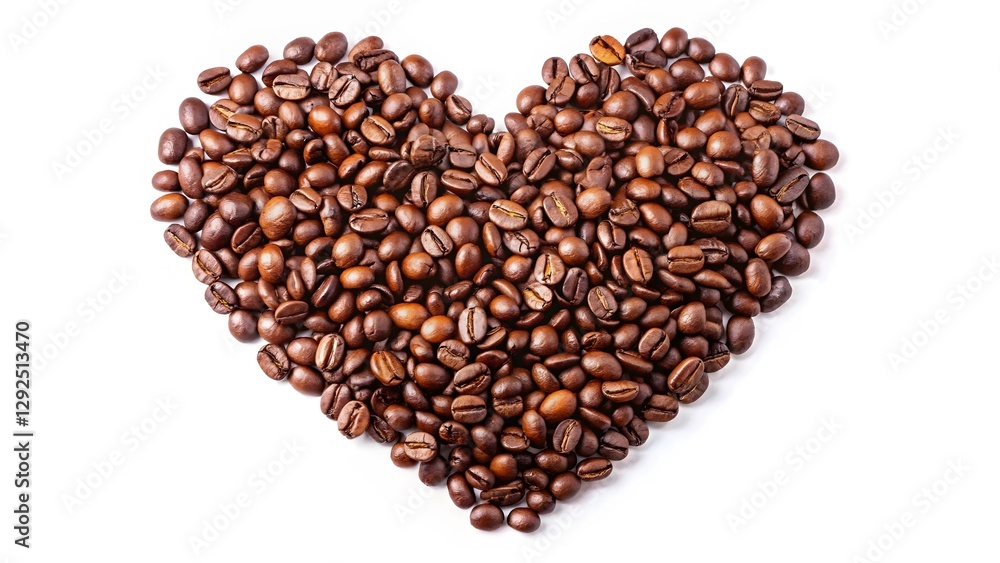 Coffee Beans Heart Shape Coffee Beans Heart Shape