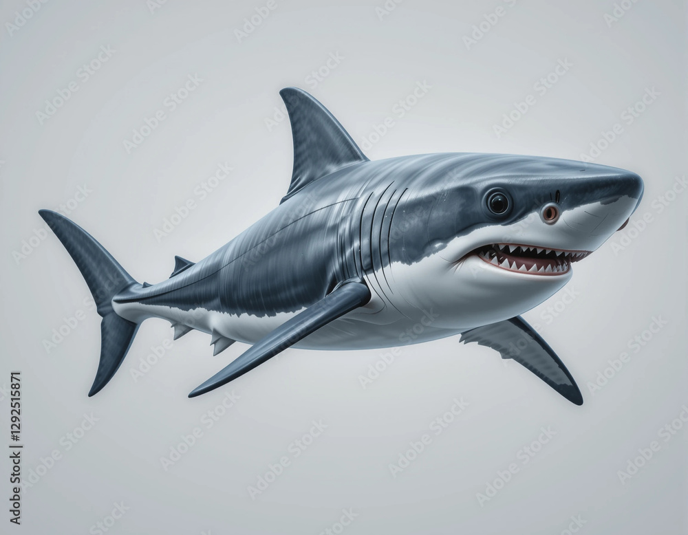 Obraz premium Ocean Predators: The Majestic Power of Sharks