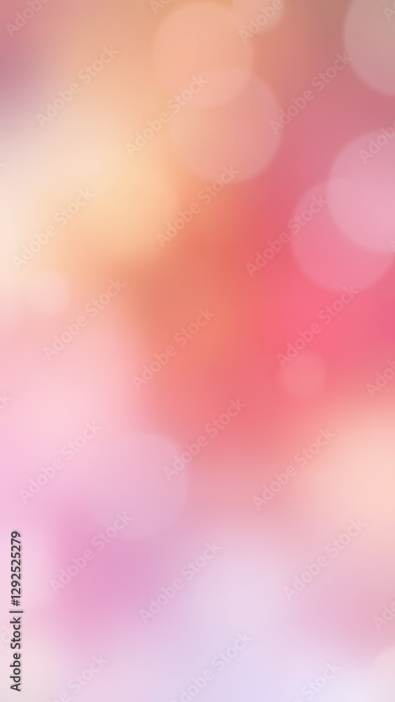 Softly Blurred Background with Warm Pink and Yellow Hues Evoking Calm and Dreamy Ambiance in Art Softly Blurred Background with Warm Pink and Yellow Hues Evoking Calm and Dreamy Ambiance in Art