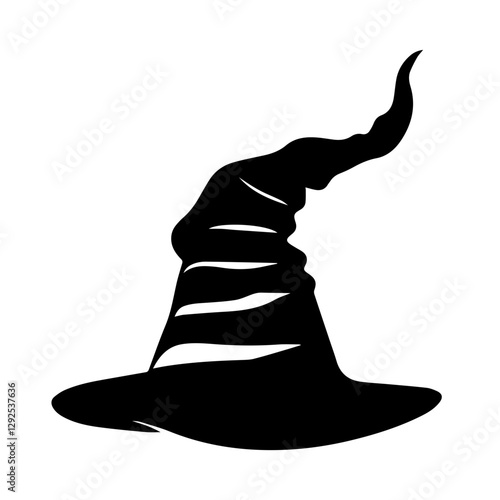 Witcher Hat Silhouette for Halloween & Fantasy Designs
