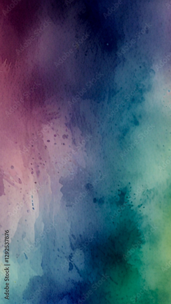 Fototapeta premium Watercolor Background with Soft Gradients for Creative Designs