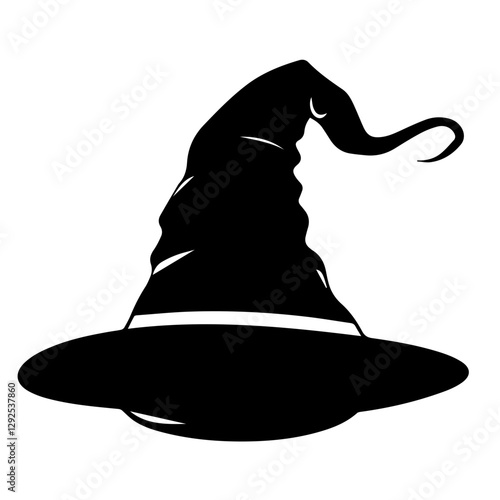 Witcher Hat Silhouette for Halloween & Fantasy Designs
