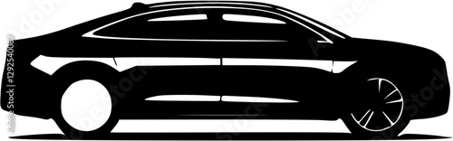 깔끔한 자동차 아이콘 일러스트