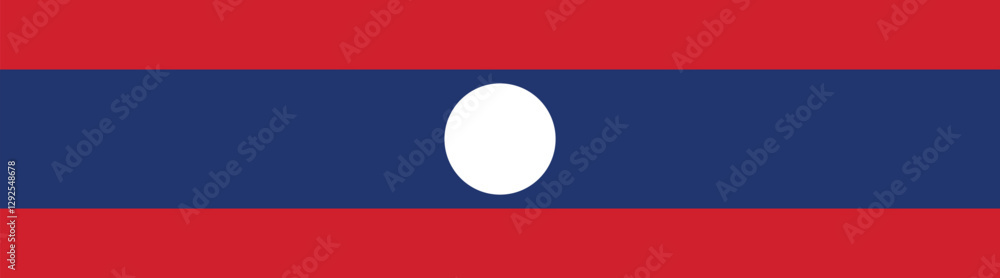 Laos flag long banner digital vector illustration Laos flag long banner digital vector illustration