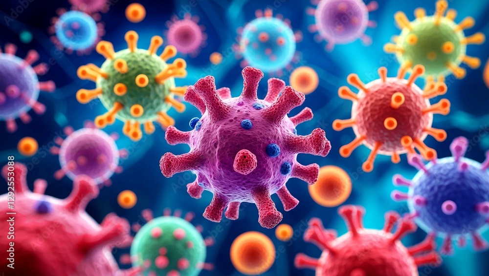 Stunning microscopic view of vibrant cellular activity Stunning microscopic view of vibrant cellular activity