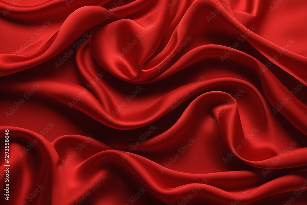 a close up of a red fabric with a very large amount of folds a close up of a red fabric with a very large amount of folds