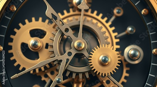 watch mechanism close up