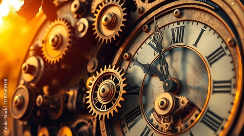 old clock mechanism