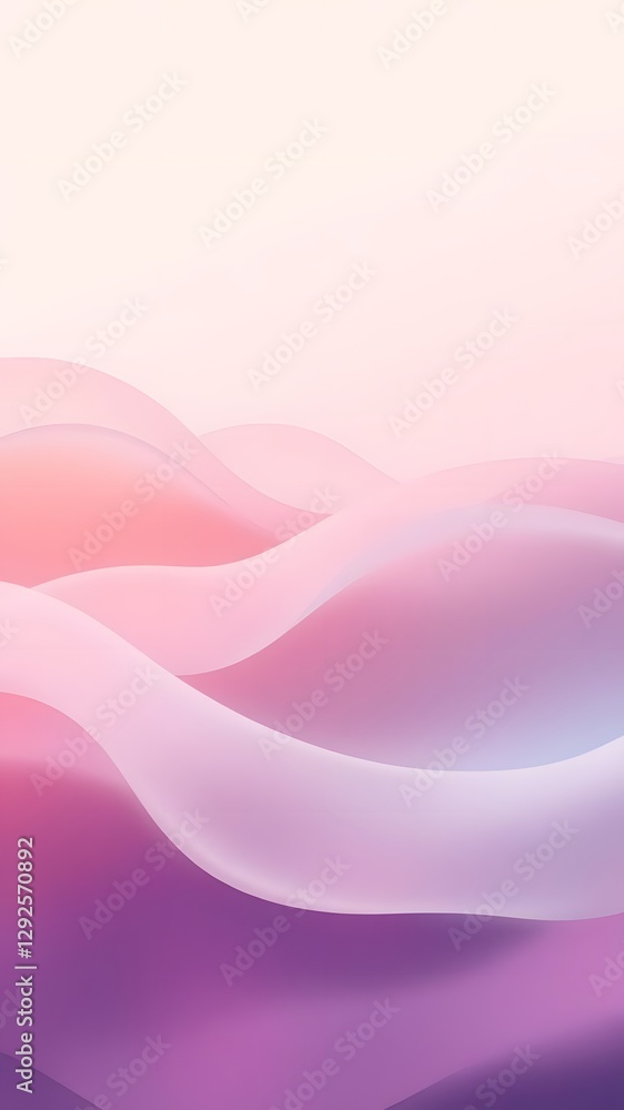 Subtle, Soft Colorful Waves with Pastel Tones in a Tranquil Artistic Style Subtle, Soft Colorful Waves with Pastel Tones in a Tranquil Artistic Style