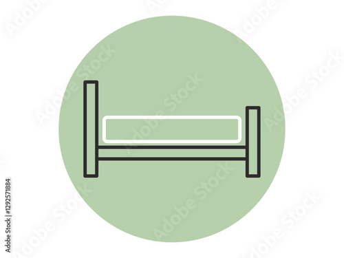 Trip and Vacation vector icon concept. Lodging icon. Traveling symbols outline vector line icons.