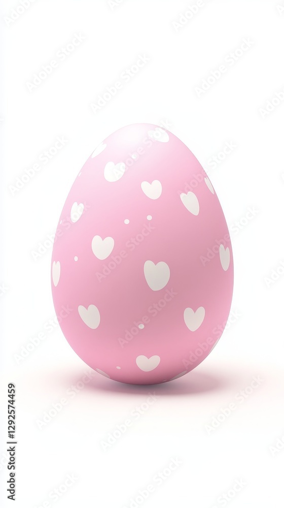 an Easter egg. pink cute pattern. classic style an Easter egg. pink cute pattern. classic style
