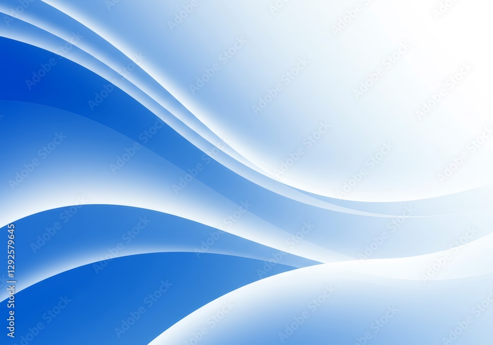 Abstract Blue and White Wave Background Abstract Blue and White Wave Background
