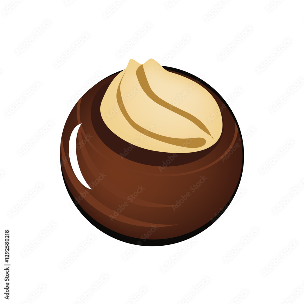 Nut covered with shrcroad Nut covered with shrcroad