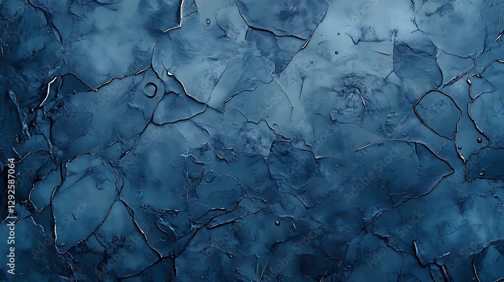 Deep Blue Textured Wall: A Close-Up Abstract Image AI Generated Deep Blue Textured Wall: A Close-Up Abstract Image AI Generated