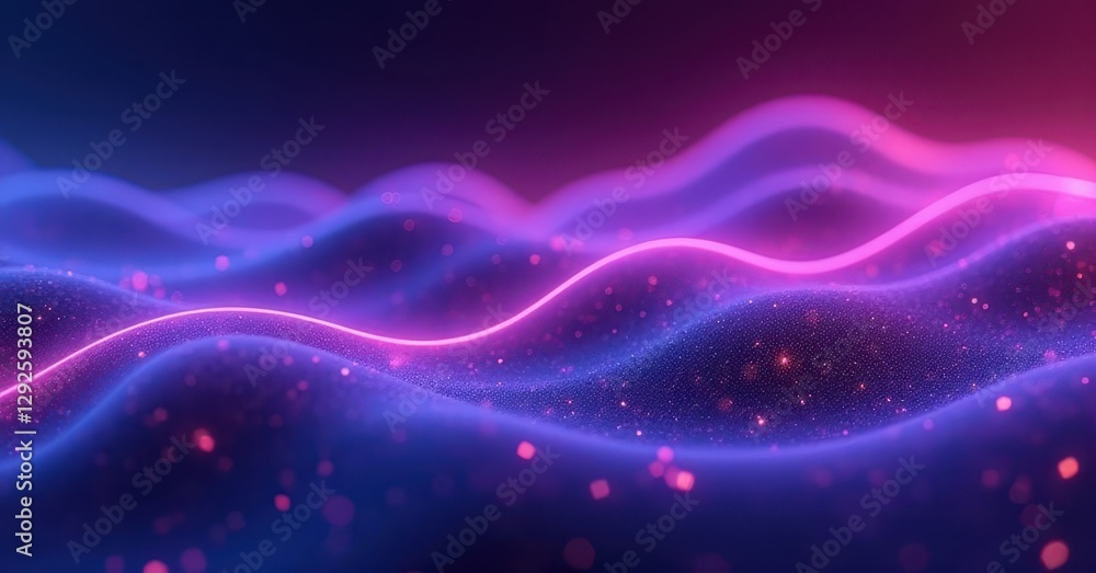 Dynamic light waves in vibrant colors an abstract motion art Dynamic light waves in vibrant colors an abstract motion art