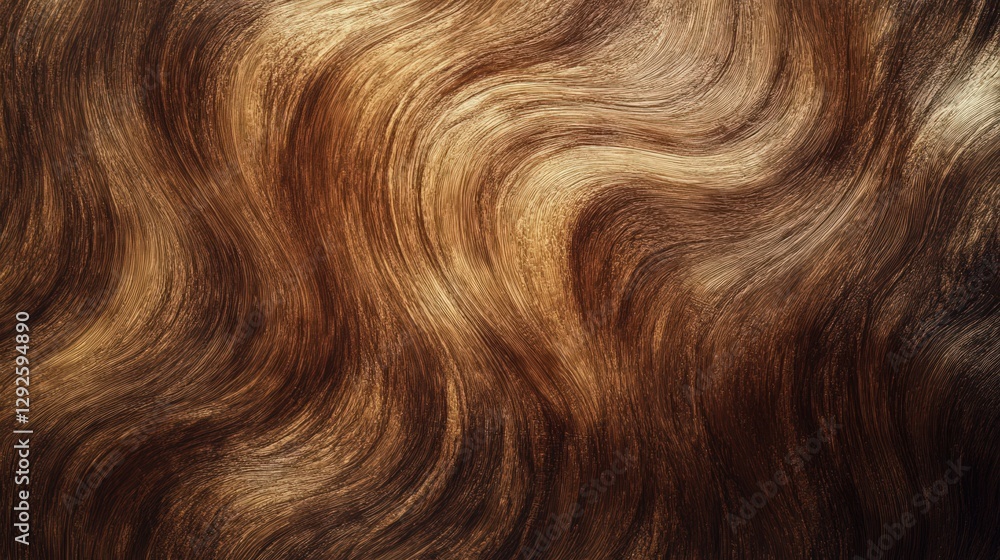 Fototapeta premium Abstract Swirling Brown And Gold Texture