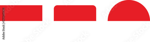 Free Download Red geometric shapes on white background - GFXLoad