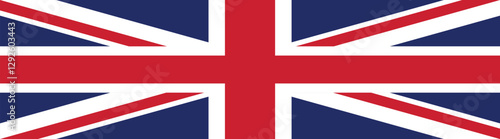 UK flag. United Kingdom flag long banner digital vector illustration Free Download UK flag. United Kingdom flag long banner digital vector illustration - GFXLoad