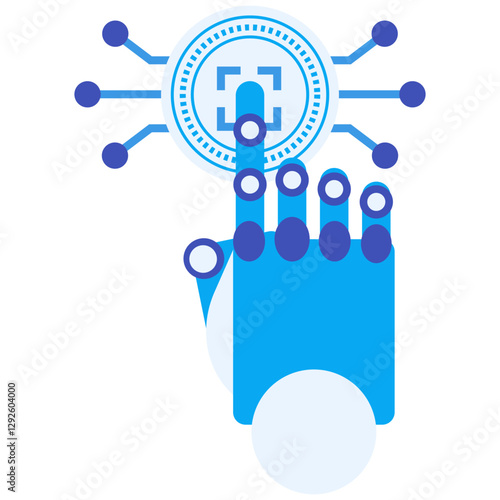 Smart Artificial Intelligence Symbol