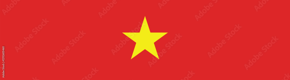 Vietnam flag long banner digital vector illustration Vietnam flag long banner digital vector illustration