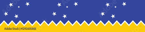 Magellan-chilean Antarctic Region flag long banner digital vector illustration