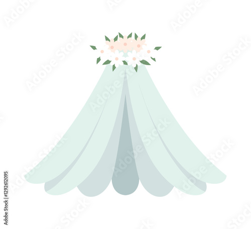 Wedding Veil White Sheer Classic Bridal Elegance
