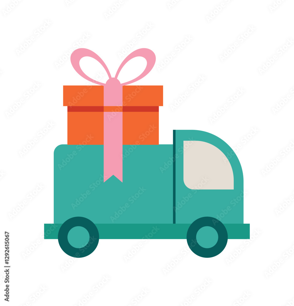 Special Delivery Gift Truck Logistic Service Special Delivery Gift Truck Logistic Service