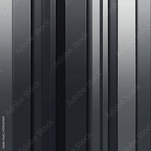 Gray and silver gradient background, Generative AI