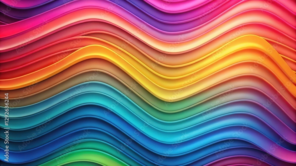 Wavy shape wallpaper with colorful gradient, visual effects Wavy shape wallpaper with colorful gradient, visual effects
