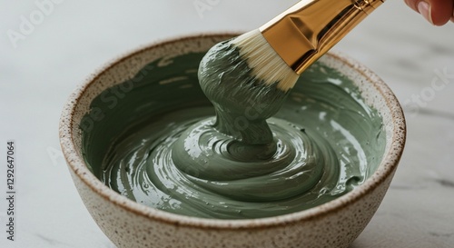 Serene Green Clay Mask:  A Luxurious Spa Ritual